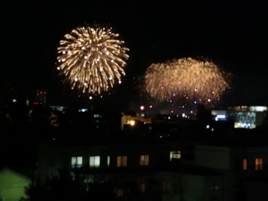 愛宕坂からみんなで花火を見よう